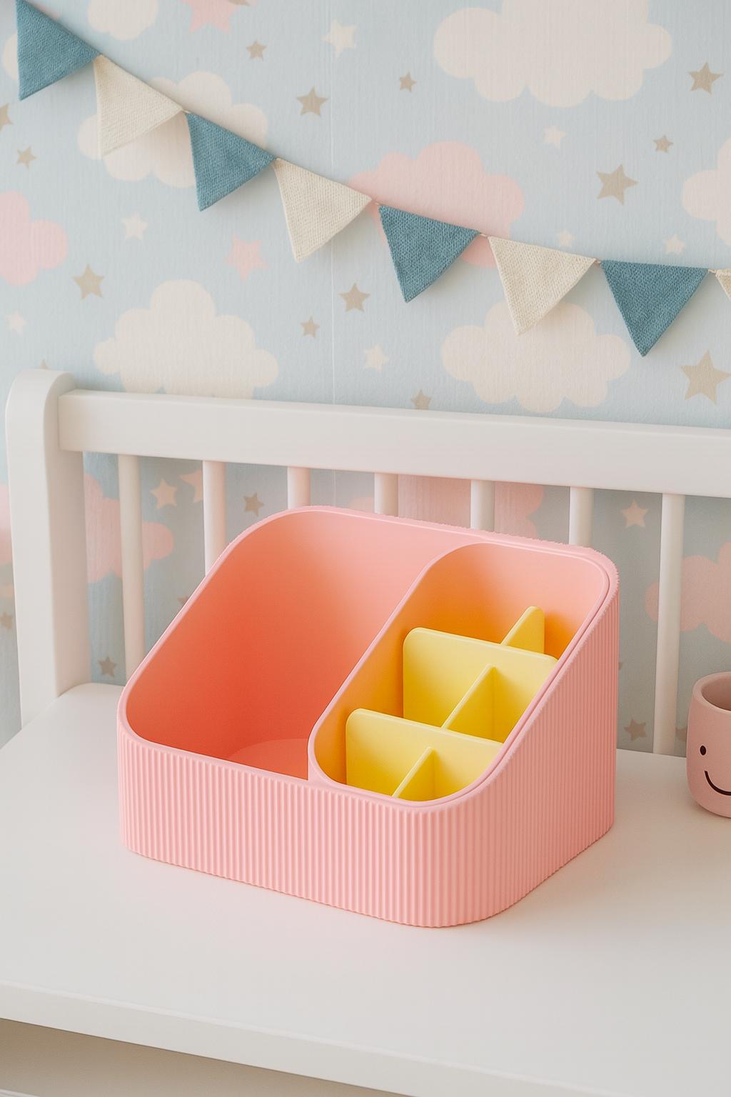 Personalised Desk Organiser – view 5, 3D printed by RS-3D