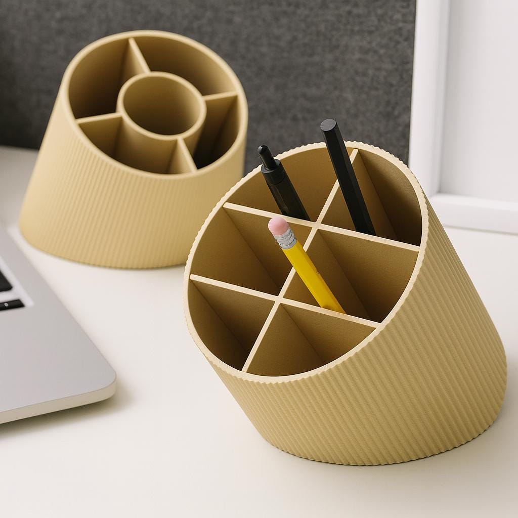 Kids Art Supply Caddy – view 4, 3D printed by RS-3D