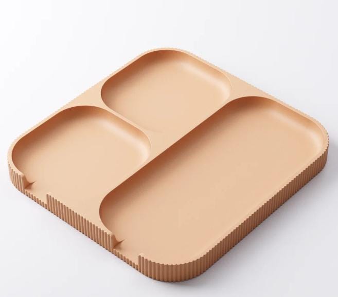 Minimalist Tech Organiser Tray – view 5, 3D printed by RS-3D
