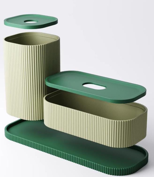 3-Tier Kitchen Counter Organiser – view 4, 3D printed by RS-3D
