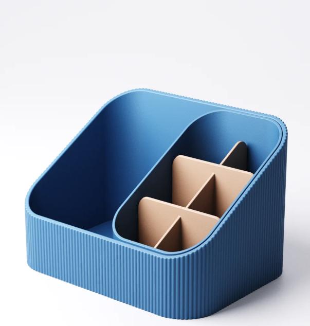 Personalised Desk Organiser – view 8, 3D printed by RS-3D