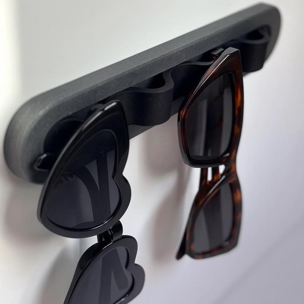 Sunglasses Wall Holder – view 6, 3D printed by RS-3D