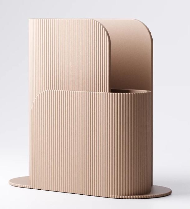 Ribbed File & Notebook Holder – view 7, 3D printed by RS-3D