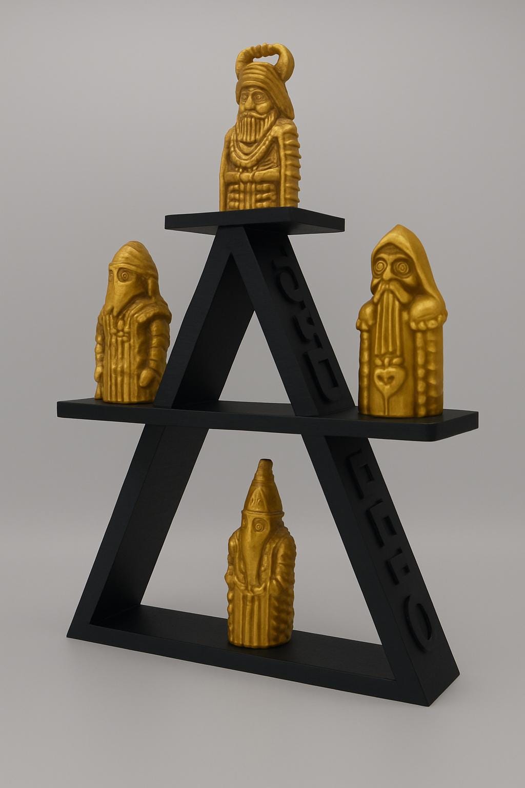 Personalised Norse Viking Display – view 2, 3D printed by RS-3D