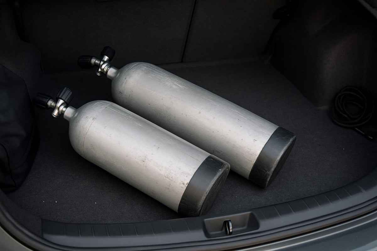 Scuba Tank Roll Control Bracket – view 7, 3D printed by RS-3D