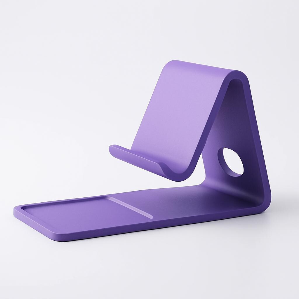 Phone, Earbuds & Keys Desk Organiser – view 8, 3D printed by RS-3D