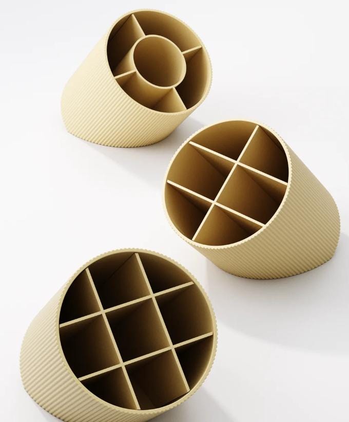 Kids Art Supply Caddy – view 9, 3D printed by RS-3D