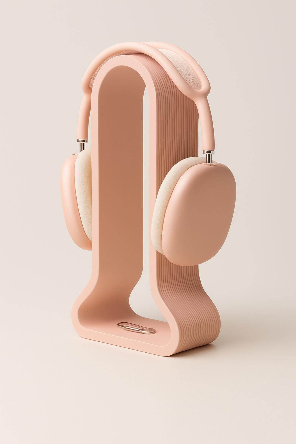 Headphone Stand with Catch-All Tray – view 7, 3D printed by RS-3D