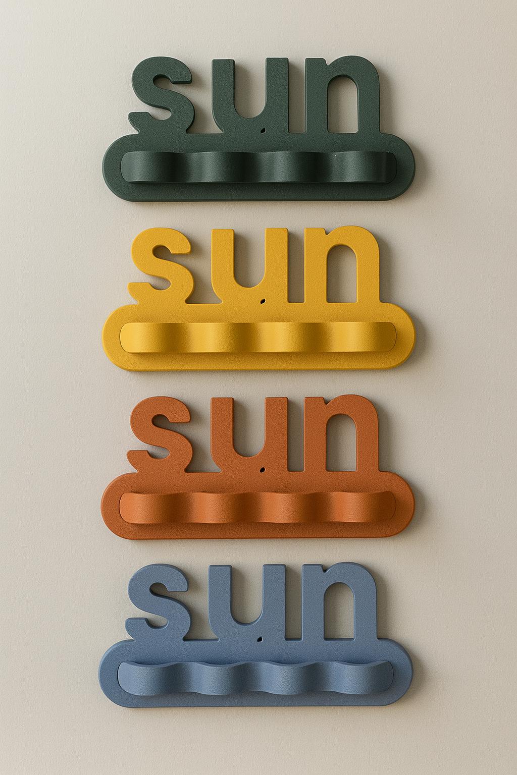 Sunglasses Wall Holder – view 2, 3D printed by RS-3D