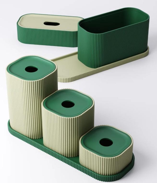 3-Tier Kitchen Counter Organiser – 3D printed by RS-3D in Glasgow