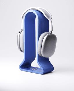 Headphone Stand with Catch-All Tray – view 3, 3D printed by RS-3D