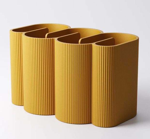 Ripple Desk Organiser – view 7, 3D printed by RS-3D