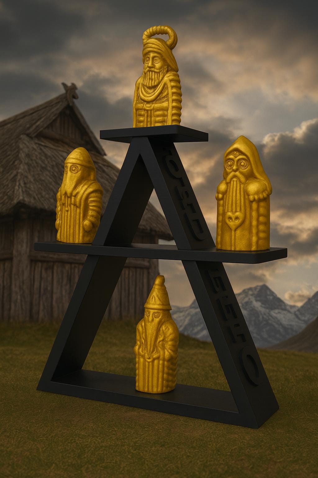Personalised Norse Viking Display – 3D printed by RS-3D in Glasgow