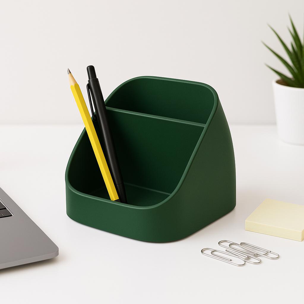 Two-Tier Minimalist Desk Organiser – view 5, 3D printed by RS-3D