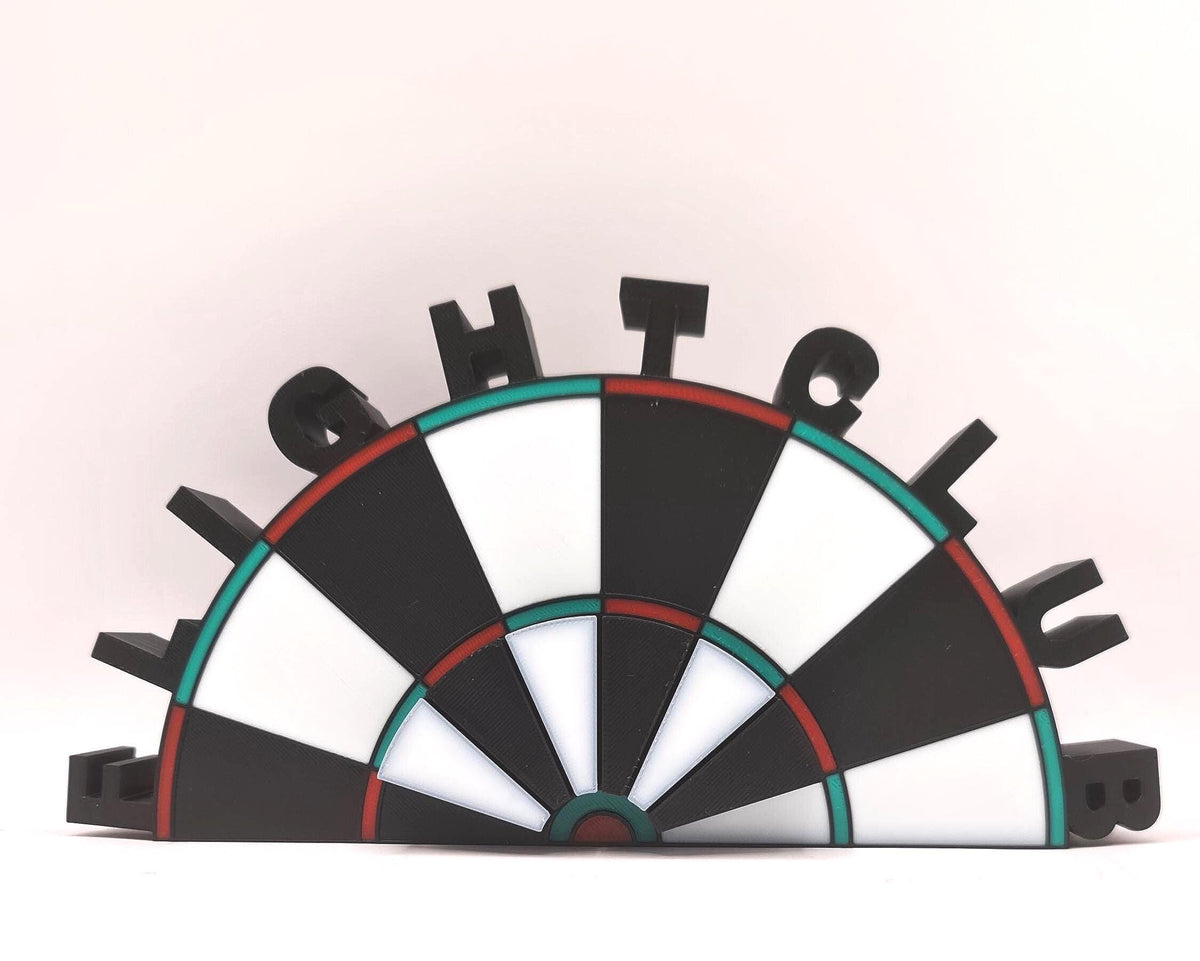 Customisable Dart Holder – Personalised Name Dartboard Station 6 Slot Dart Stand Wall Mounted or Free Standing Darts Display